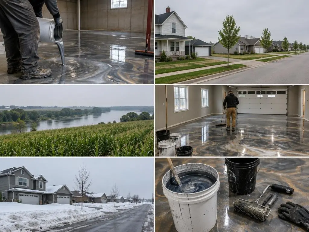Metallic Epoxy Floors in Cedar Rapids, IA