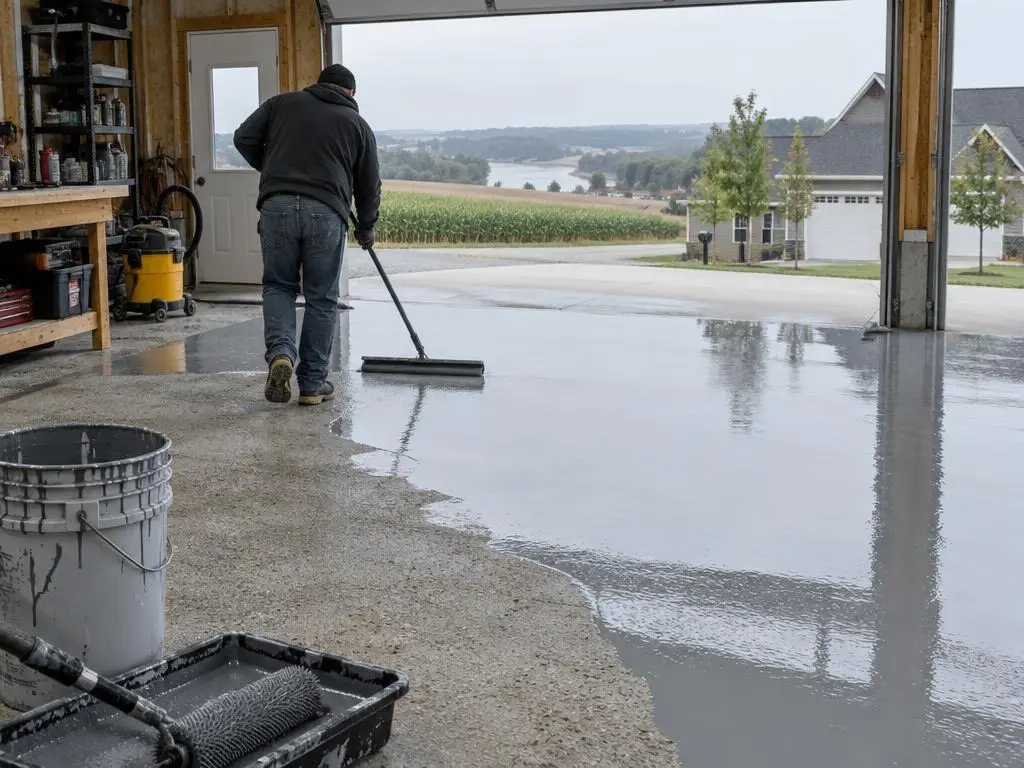 Shop & Commercial Floor Epoxy in Cedar Rapids, IA